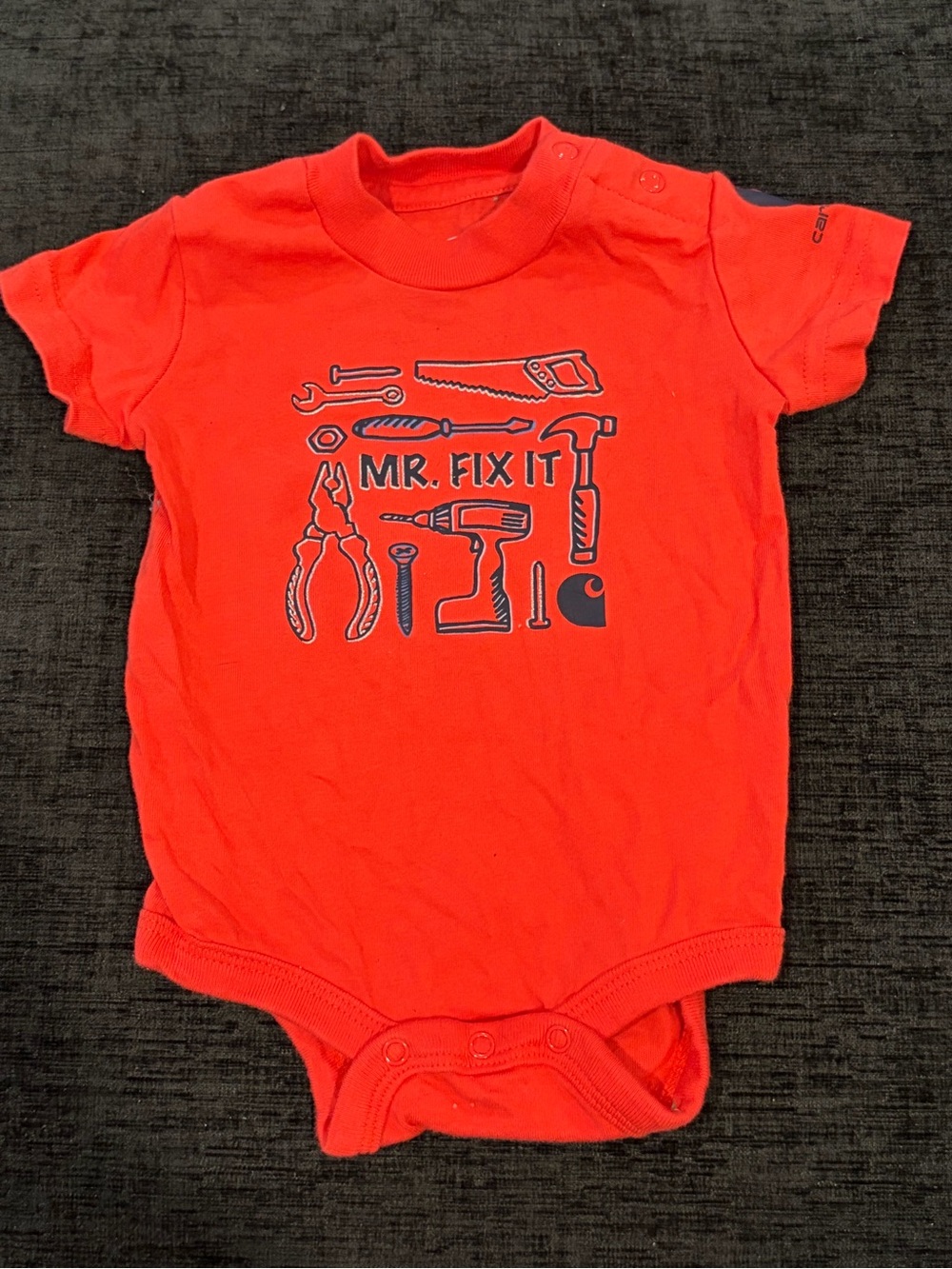 Carhartt baby-boys short-sleeve bodysuit - 3M